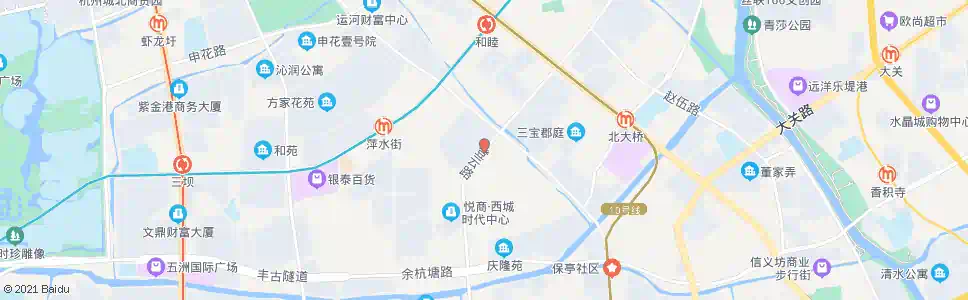 杭州李家桥(拱墅区)_公交站地图_杭州公交_妙搜公交查询2024