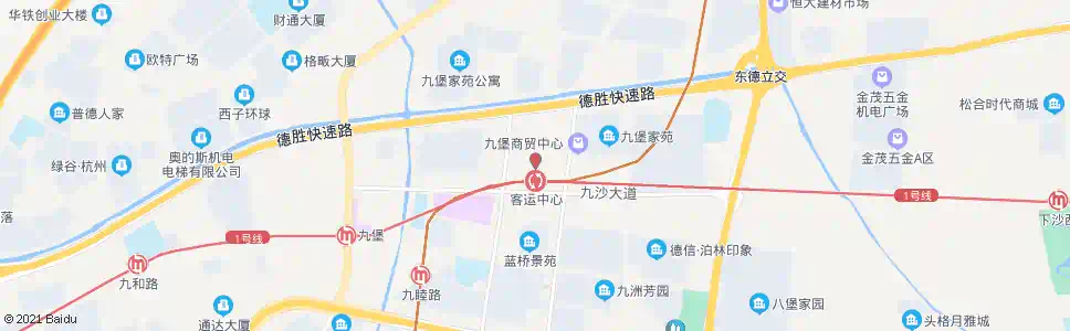 杭州轻纺城汽车站_公交站地图_杭州公交_妙搜公交查询2024