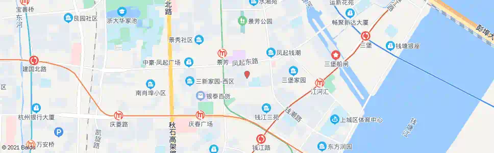 杭州钱江七苑_公交站地图_杭州公交_妙搜公交查询2024