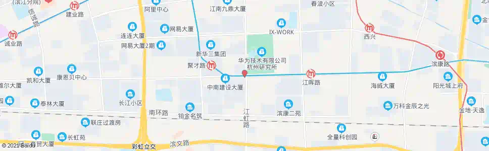 杭州襄七房_公交站地图_杭州公交_妙搜公交查询2024