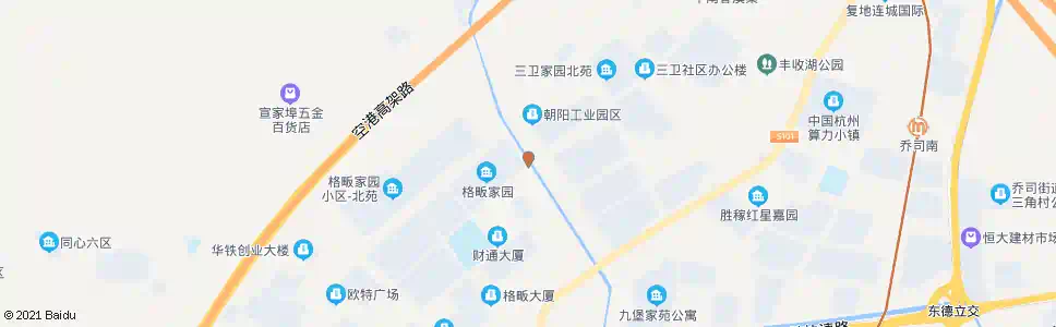 杭州九环路九横路口_公交站地图_杭州公交_妙搜公交查询2024