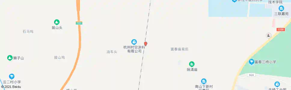 杭州后山岭2_公交站地图_杭州公交_妙搜公交查询2024