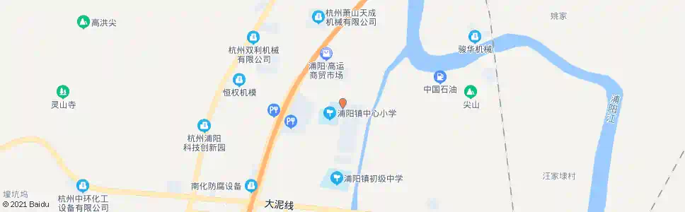 杭州兴浦村_公交站地图_杭州公交_妙搜公交查询2024