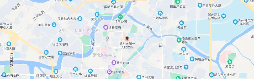 湖州第一医院_公交站地图_湖州公交_妙搜公交查询2024