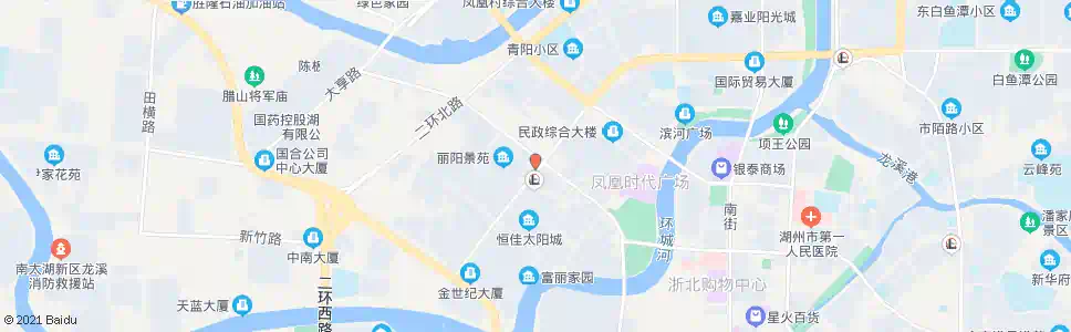 湖州新华保险(市招投标中心)_公交站地图_湖州公交_妙搜公交查询2024