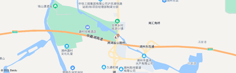 湖州双福桥_公交站地图_湖州公交_妙搜公交查询2024