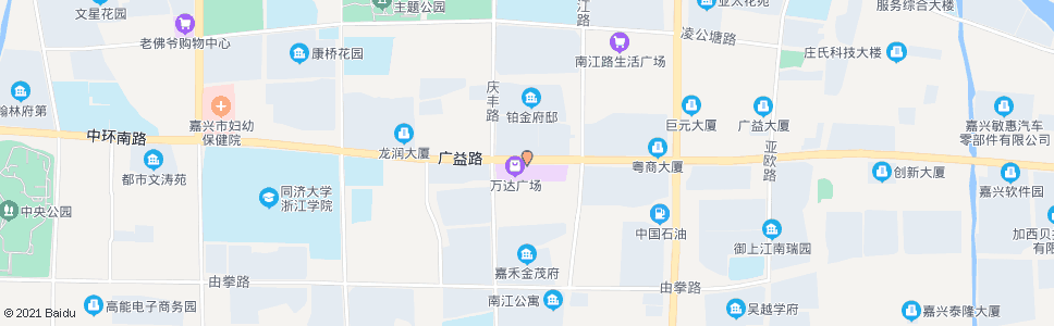 嘉兴广益路庆丰路_公交站地图_嘉兴公交_妙搜公交查询2024