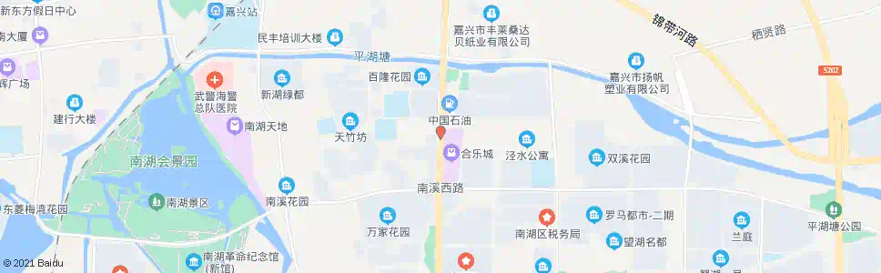 嘉兴中环东路南溪西路_公交站地图_嘉兴公交_妙搜公交查询2024