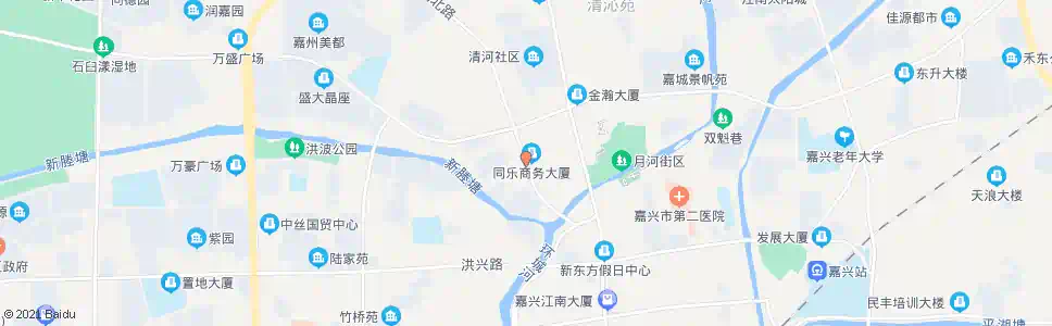 嘉兴城北路同乐路_公交站地图_嘉兴公交_妙搜公交查询2024