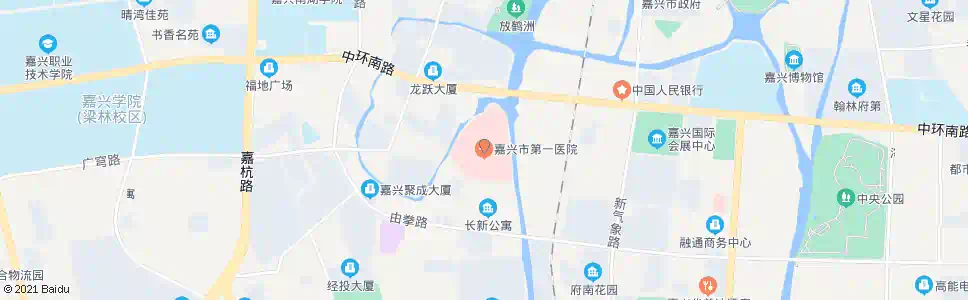 嘉兴放鹤路市一院_公交站地图_嘉兴公交_妙搜公交查询2024