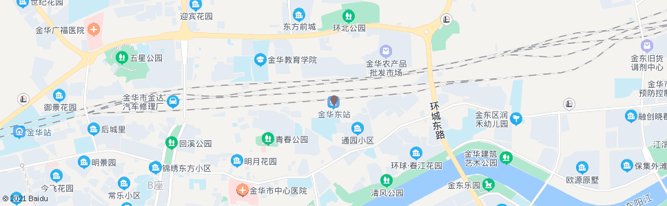 金华江东_公交站地图_金华公交_妙搜公交查询2024