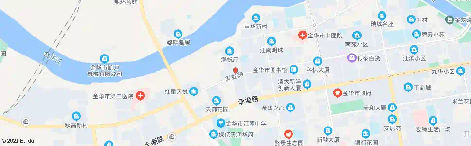 金华临时停靠站(现代城)_公交站地图_金华公交_妙搜公交查询2024