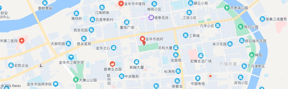 金华百货大楼_公交站地图_金华公交_妙搜公交查询2024