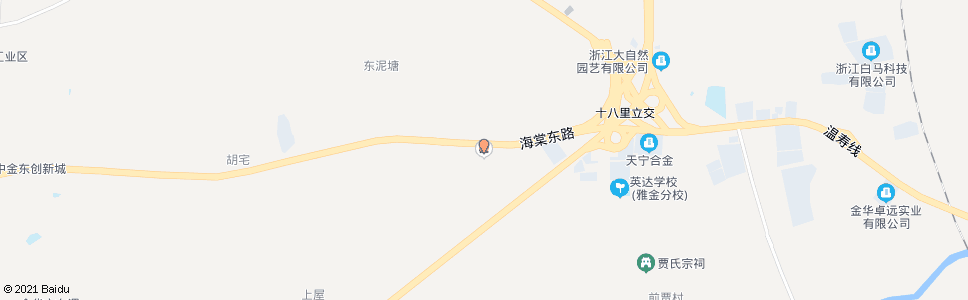 金华江东加油站(临)_公交站地图_金华公交_妙搜公交查询2024