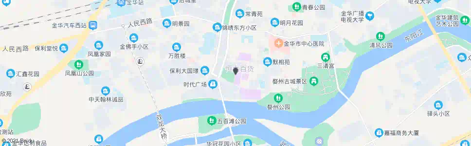 金华恒大百货_公交站地图_金华公交_妙搜公交查询2024