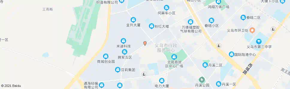 金华北苑派出所_公交站地图_金华公交_妙搜公交查询2024