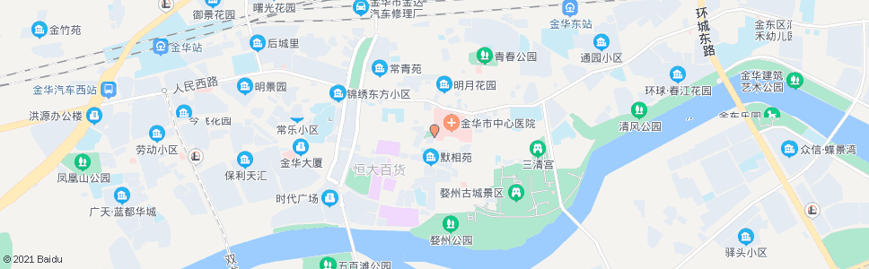 金华明月街_公交站地图_金华公交_妙搜公交查询2024