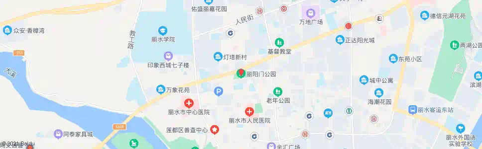 丽水丽阳门广场_公交站地图_丽水公交_妙搜公交查询2024