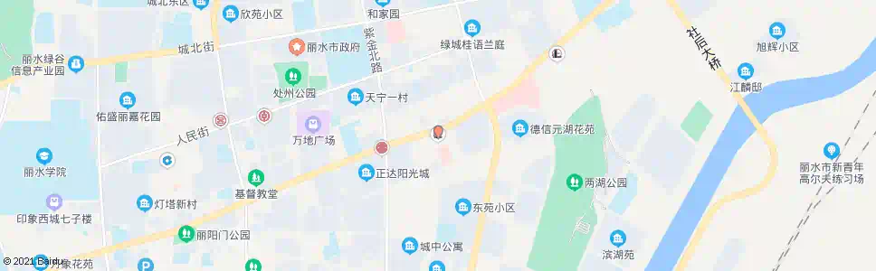 丽水九里加油站_公交站地图_丽水公交_妙搜公交查询2024