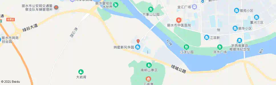 丽水水南村_公交站地图_丽水公交_妙搜公交查询2024