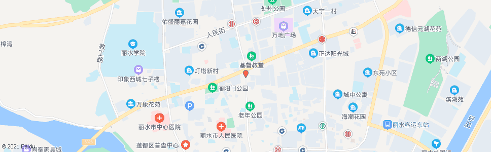 丽水丽东村_公交站地图_丽水公交_妙搜公交查询2024