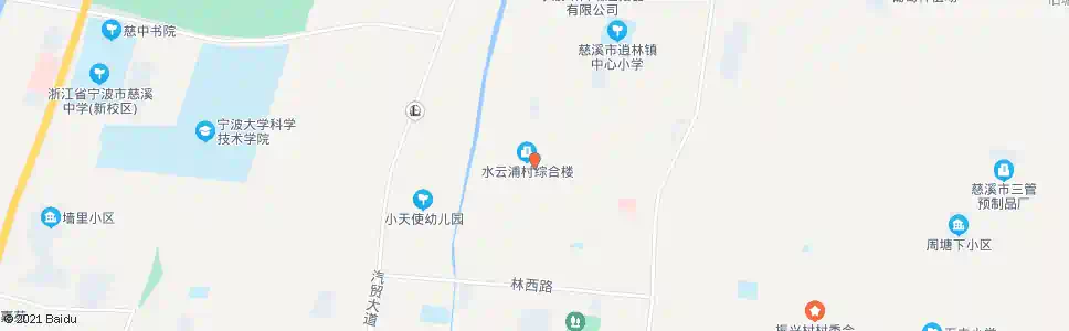 宁波水云浦村_公交站地图_宁波公交_妙搜公交查询2024