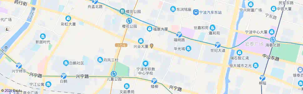 宁波百丈路桑田路口_公交站地图_宁波公交_妙搜公交查询2024