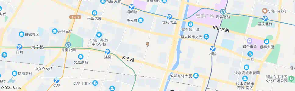 宁波沧海路百丈东路口_公交站地图_宁波公交_妙搜公交查询2024