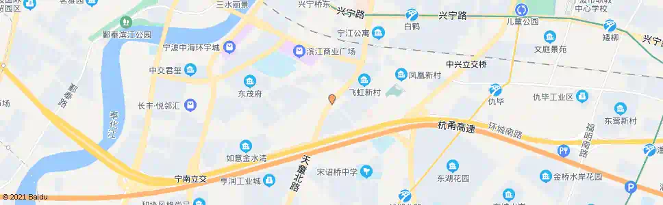 宁波天童北路兴宁路口_公交站地图_宁波公交_妙搜公交查询2024