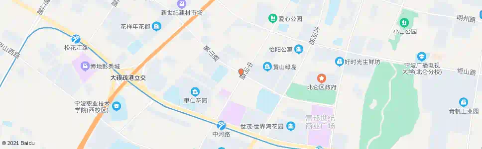 宁波黄山路_公交站地图_宁波公交_妙搜公交查询2024