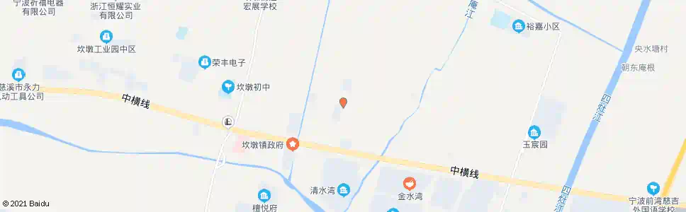 宁波坎墩农贸市场_公交站地图_宁波公交_妙搜公交查询2024