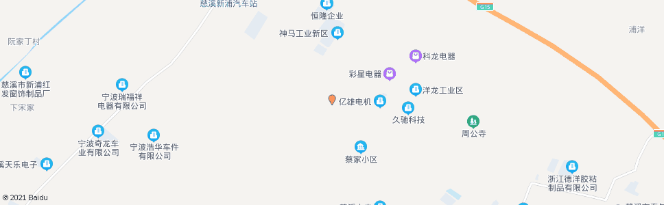 宁波余家路村_公交站地图_宁波公交_妙搜公交查询2024