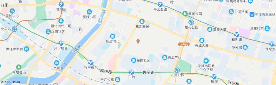 宁波荷花二村(市自来水公司)_公交站地图_宁波公交_妙搜公交查询2024