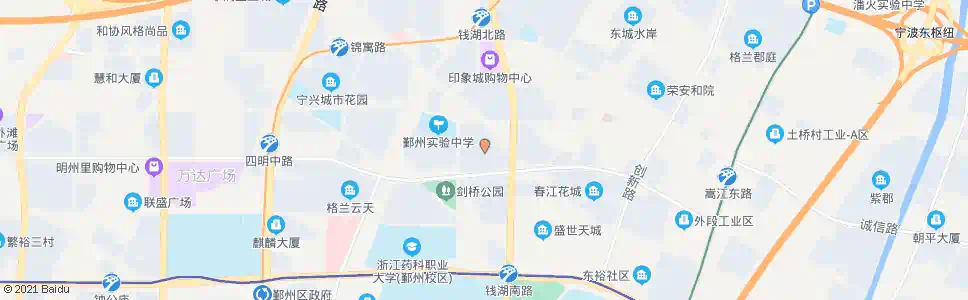 宁波金湾华庭_公交站地图_宁波公交_妙搜公交查询2024