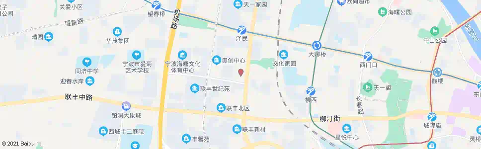 宁波白云二村(浙江商业技师学院)_公交站地图_宁波公交_妙搜公交查询2024