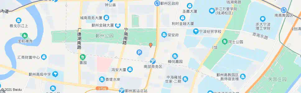 宁波日丽路天童南路口_公交站地图_宁波公交_妙搜公交查询2024