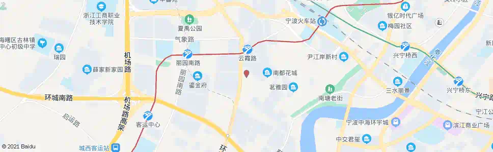 宁波花苑新村_公交站地图_宁波公交_妙搜公交查询2024