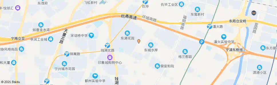 宁波东湖花园东_公交站地图_宁波公交_妙搜公交查询2024