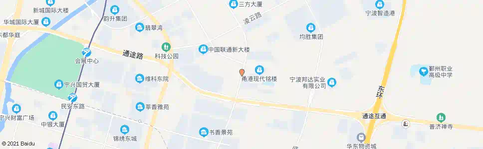 宁波聚贤路星光路口_公交站地图_宁波公交_妙搜公交查询2024