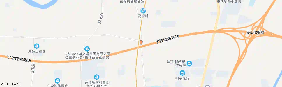 宁波高塘桥(姜山运管站)_公交站地图_宁波公交_妙搜公交查询2024