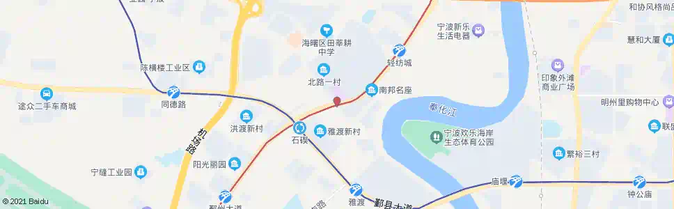 宁波石碶街道_公交站地图_宁波公交_妙搜公交查询2024