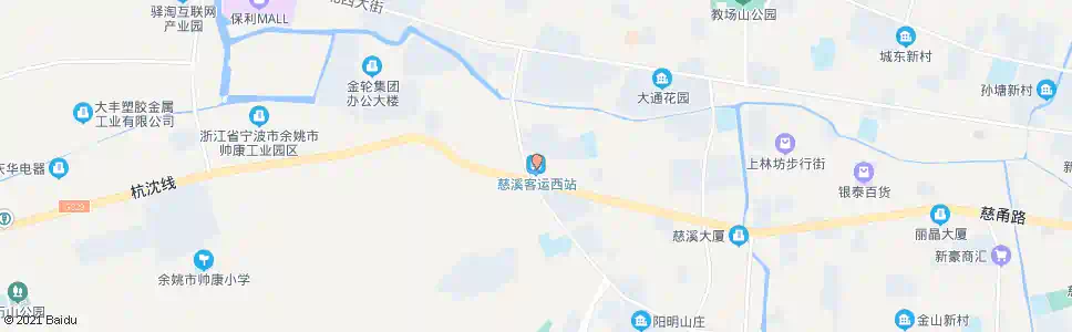 宁波慈溪客运西站_公交站地图_宁波公交_妙搜公交查询2024