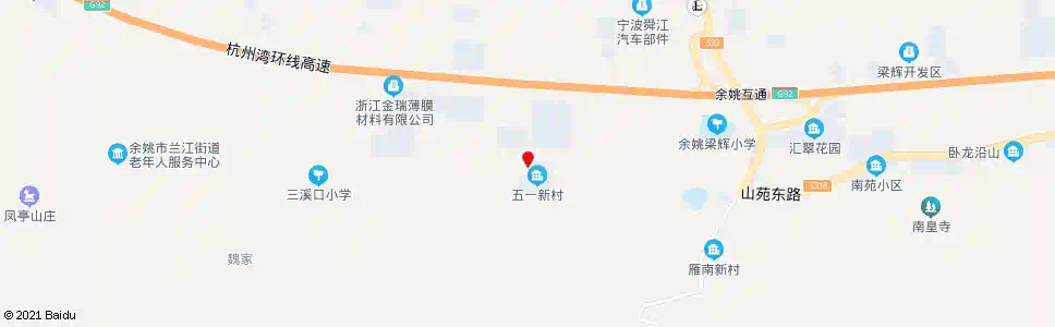 宁波纵三路_公交站地图_宁波公交_妙搜公交查询2024