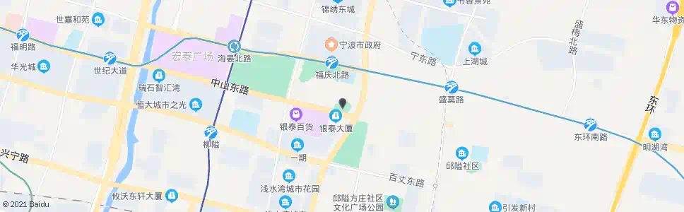 宁波五一广场_公交站地图_宁波公交_妙搜公交查询2024