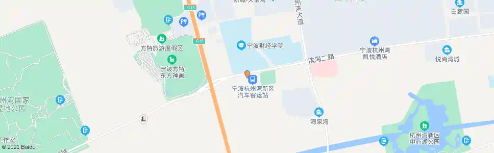 宁波杭州湾新区长途汽车站_公交站地图_宁波公交_妙搜公交查询2024