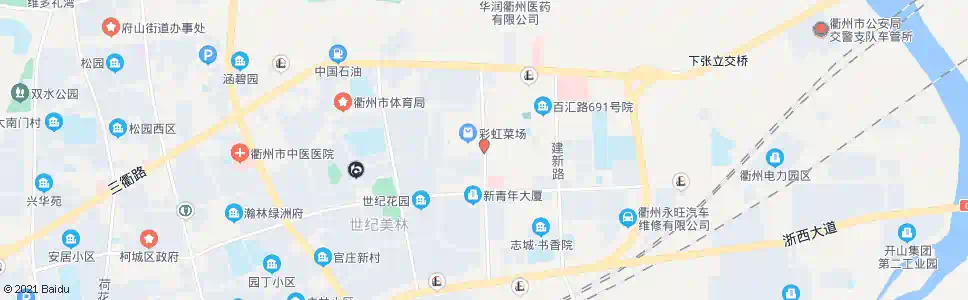 衢州彩虹路_公交站地图_衢州公交_妙搜公交查询2024