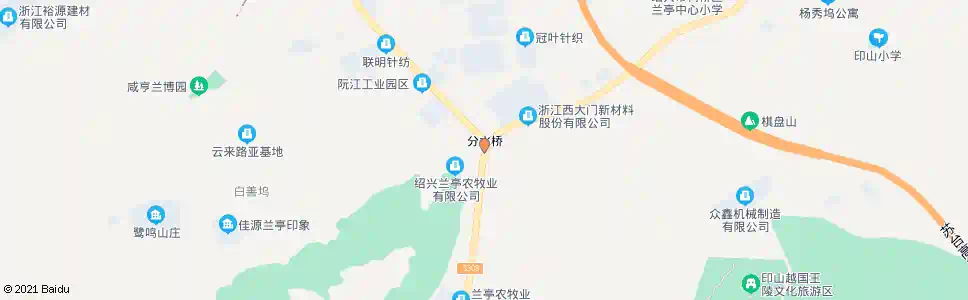 绍兴分水桥_公交站地图_绍兴公交_妙搜公交查询2024