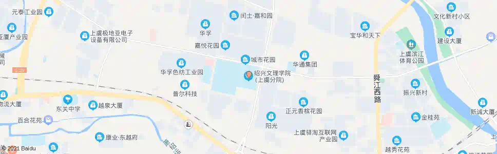 绍兴文理学院上虞分院_公交站地图_绍兴公交_妙搜公交查询2024