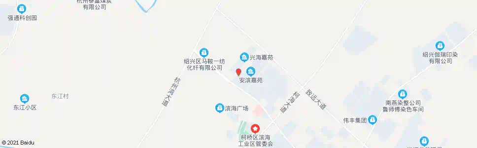 绍兴兴海小学(安滨嘉苑)_公交站地图_绍兴公交_妙搜公交查询2024