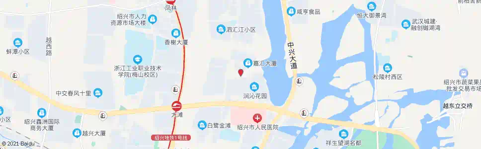 绍兴市公交集团公司(润沁花园)_公交站地图_绍兴公交_妙搜公交查询2024